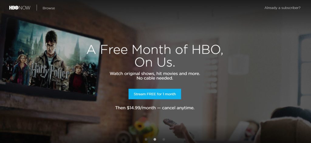 HBO free movie streaming